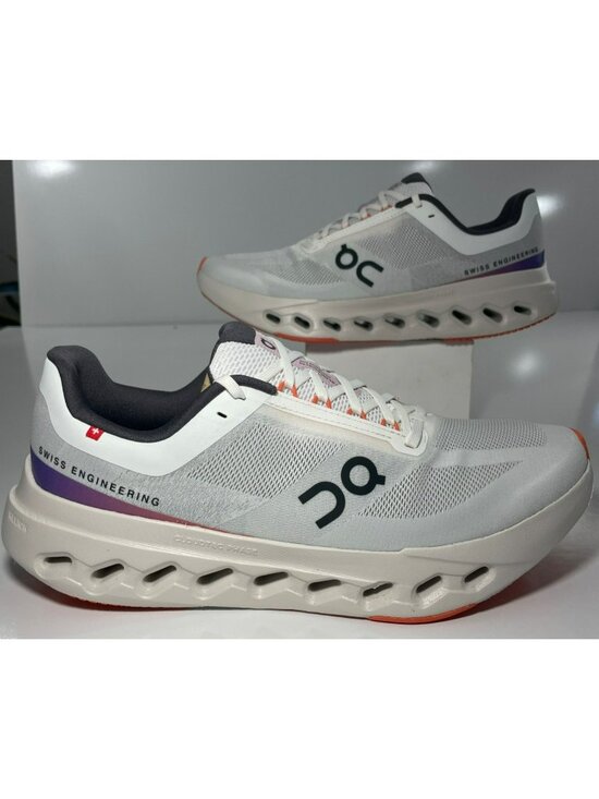 On Cloudsurfer Next White & Flame Running Shoes Men\'s Sz 10.5 NWB $150 main image 11